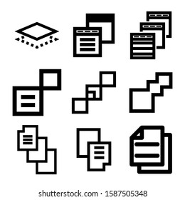 layer icon isolated sign symbol vector illustration - Collection of high quality black style vector icons
