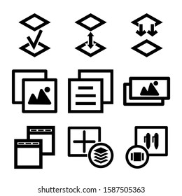 layer icon isolated sign symbol vector illustration - Collection of high quality black style vector icons
