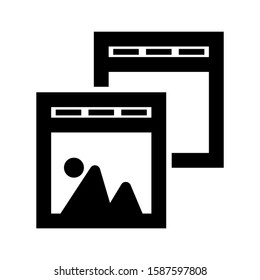 layer icon isolated sign symbol vector illustration - high quality black style vector icons
