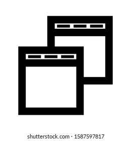 layer icon isolated sign symbol vector illustration - high quality black style vector icons

