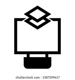 layer icon isolated sign symbol vector illustration - high quality black style vector icons
