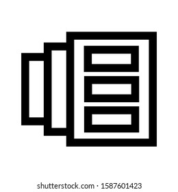 layer icon isolated sign symbol vector illustration - high quality black style vector icons
