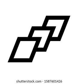 layer icon isolated sign symbol vector illustration - high quality black style vector icons
