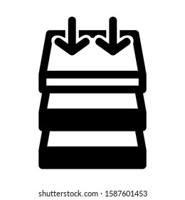 layer icon isolated sign symbol vector illustration - high quality black style vector icons

