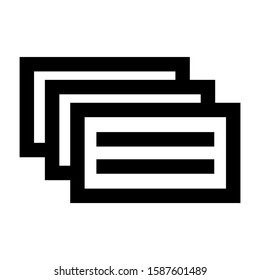 layer icon isolated sign symbol vector illustration - high quality black style vector icons
