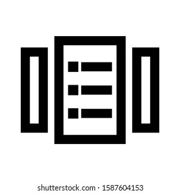 layer icon isolated sign symbol vector illustration - high quality black style vector icons
