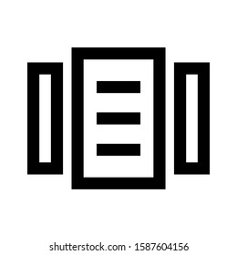 layer icon isolated sign symbol vector illustration - high quality black style vector icons
