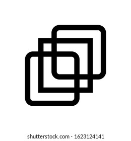 layer icon isolated sign symbol vector illustration