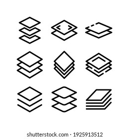 icono de capa o logotipo símbolo de signo aislado ilustración vectorial - Colección de iconos vectoriales de estilo negro de alta calidad
