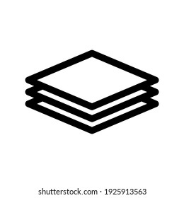 layer icon or logo isolated sign symbol vector illustration - high quality black style vector icons
