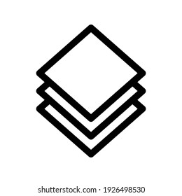 layer icon or logo isolated sign symbol vector illustration - high quality black style vector icons
