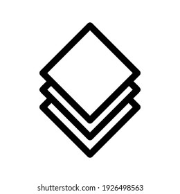 layer icon or logo isolated sign symbol vector illustration - high quality black style vector icons
