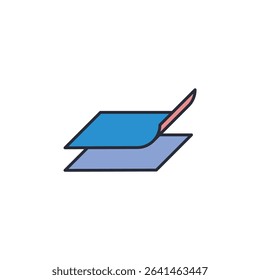 layer icon. projector Symbol sign for mobile concept and web design. Vector icon, Logo illustration, Vector graphics