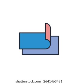 layer icon. projector Symbol sign for mobile concept and web design. Vector icon, Logo illustration, Vector graphics