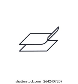 layer icon. projector Symbol sign for mobile concept and web design. Vector icon, Logo illustration, Vector graphics