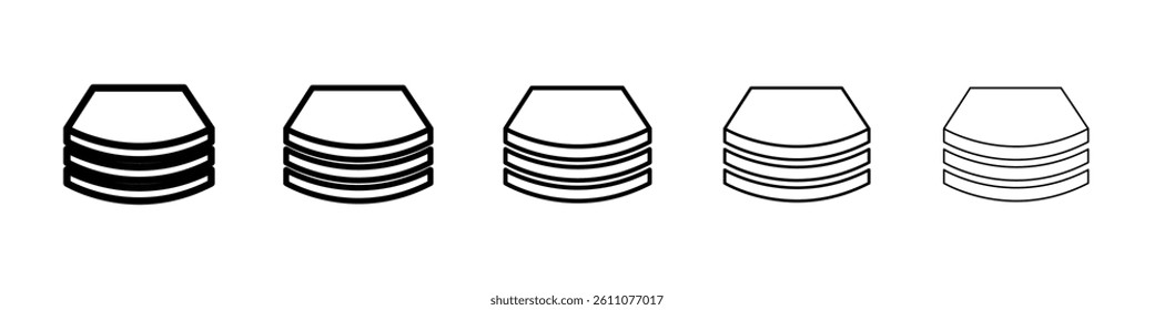 layer icon Symbol mark in Outline style