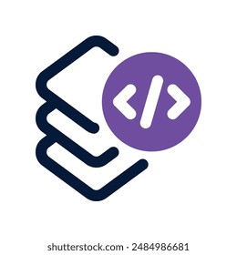 layer icon. vector dual tone icon for your website, mobile, presentation, and logo design.
