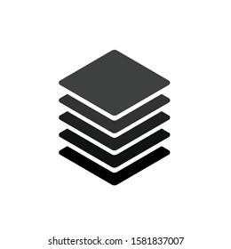 Layer Icon Vector Illustration. Flat Layer Icon