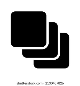 Layer Icon Vector Symbol Design Illustration