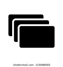 Layer Icon Vector Symbol Design Illustration