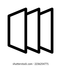 Layer Icon Vector Symbol Design Illustration