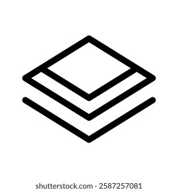 Layer Icon Vector Symbol Design Illustration
