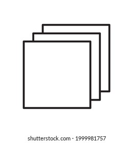 layer icons symbol vector elements for infographic web