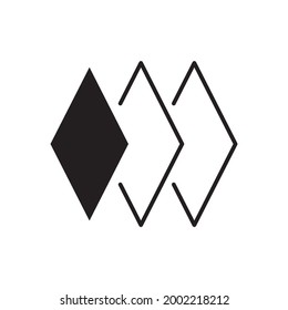 layer icons symbol vector elements for infographic web