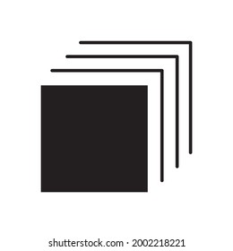 layer icons symbol vector elements for infographic web