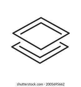 layer icons symbol vector elements for infographic web