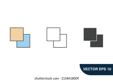 layer icons  symbol vector elements for infographic web