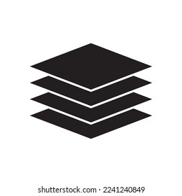 layer icons vector illustration symbol design