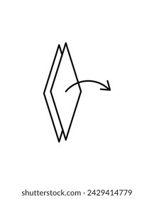 layer shift icon, vector best line icon.