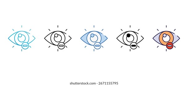 Layer Vission icon design with white background stock illustration