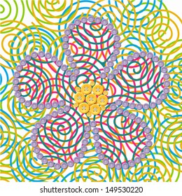 layered abstract background