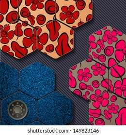 layered abstract background