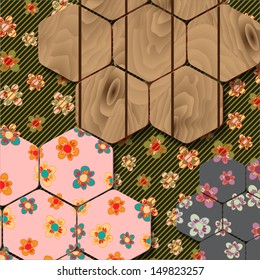 layered abstract background