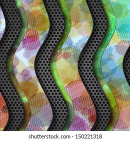 layered abstract background