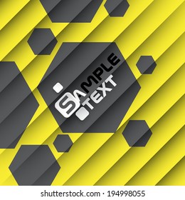 Layered Abstract Background. Vector Illustration. Eps 10