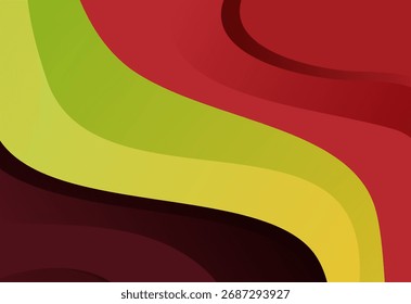Geschichteter abstrakter roter gelber Hintergrund	
