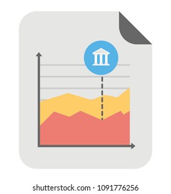 
Layered area chart representing infographics
