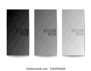 Layered backgrounds design. Layers of different tones with an uneven edge. Muted colors gradation. Vector template