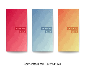 Layered backgrounds design. Layers of different tones with an uneven edge. Muted colors gradation. Vector template
