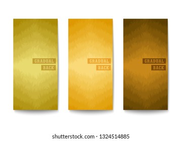 Layered backgrounds design. Layers of different tones with an uneven edge. Muted colors gradation. Vector template