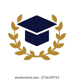 Layered Book Academic Logo Symbolizing Deep Knowledge
