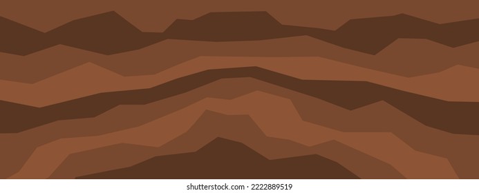 Layered brown soil and rock subsurface background