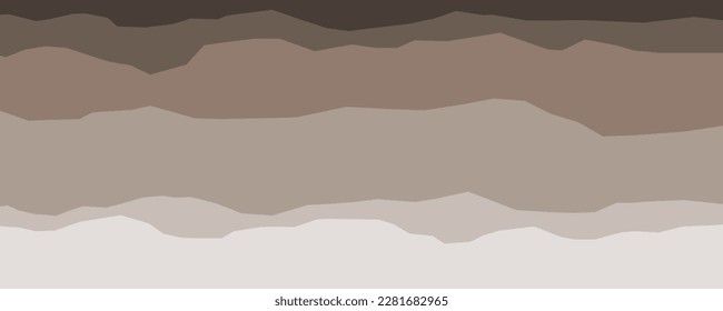 Layered brown soil and rock subsurface. Gradient brown background.