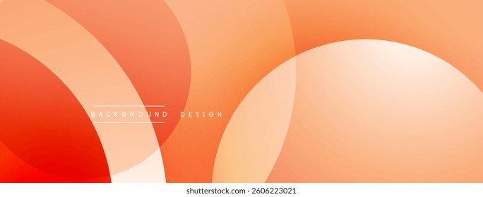 Layered circular shapes in vivid colors form a gradient-rich abstract design with smooth transitions, depth effects, and a modern, futuristic aesthetic