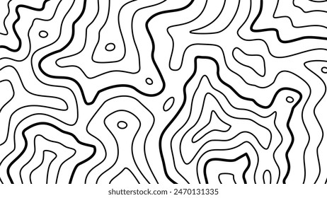 Layered Contour Background. Abstract Contour Background. Topographic Contour Background. Geometric Contour map wallpaper. 