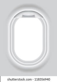 Layered editable vector illustration of Aircraft's Porthole.